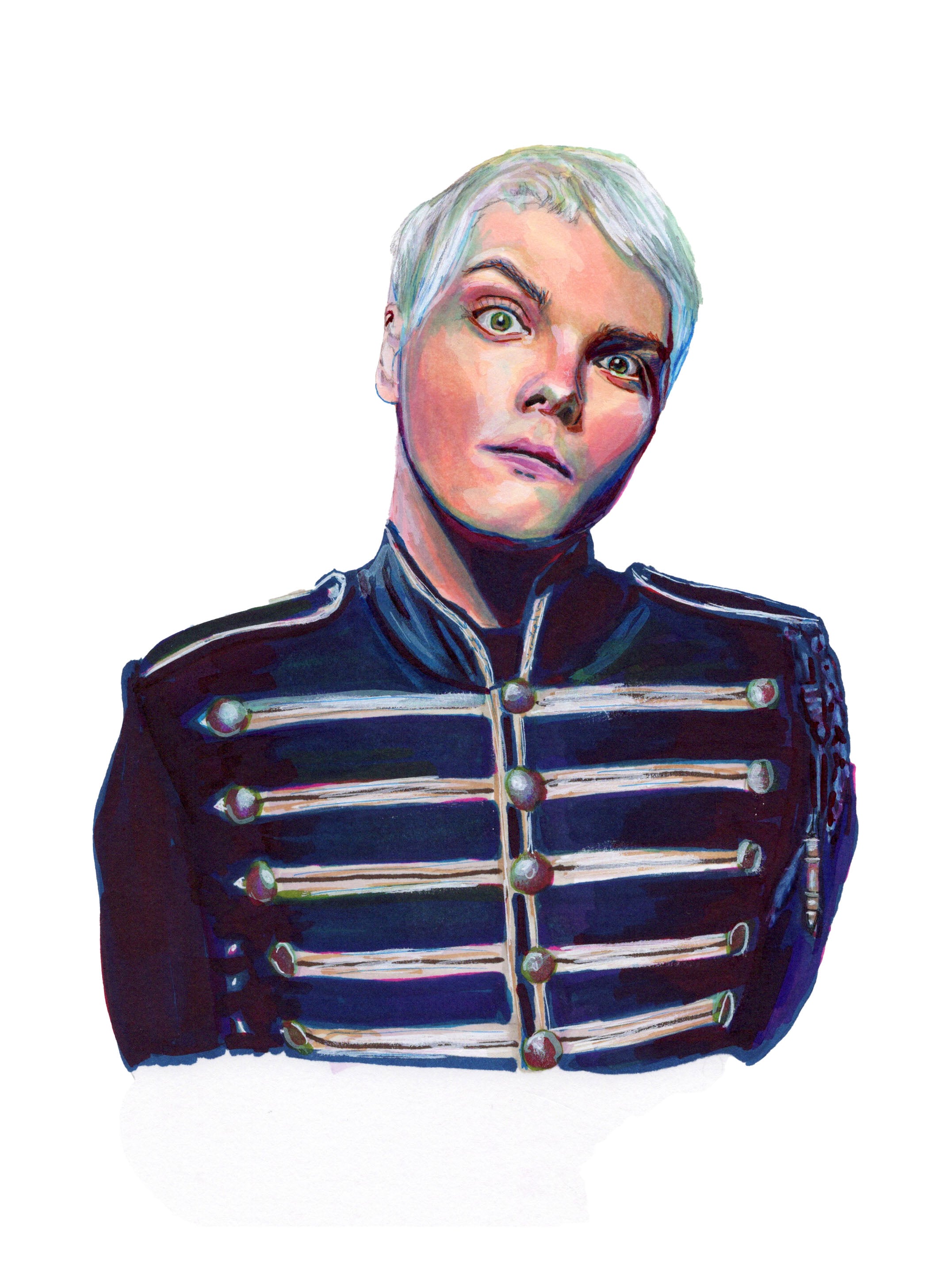 Gerard Way The Black Parade Era Portrait