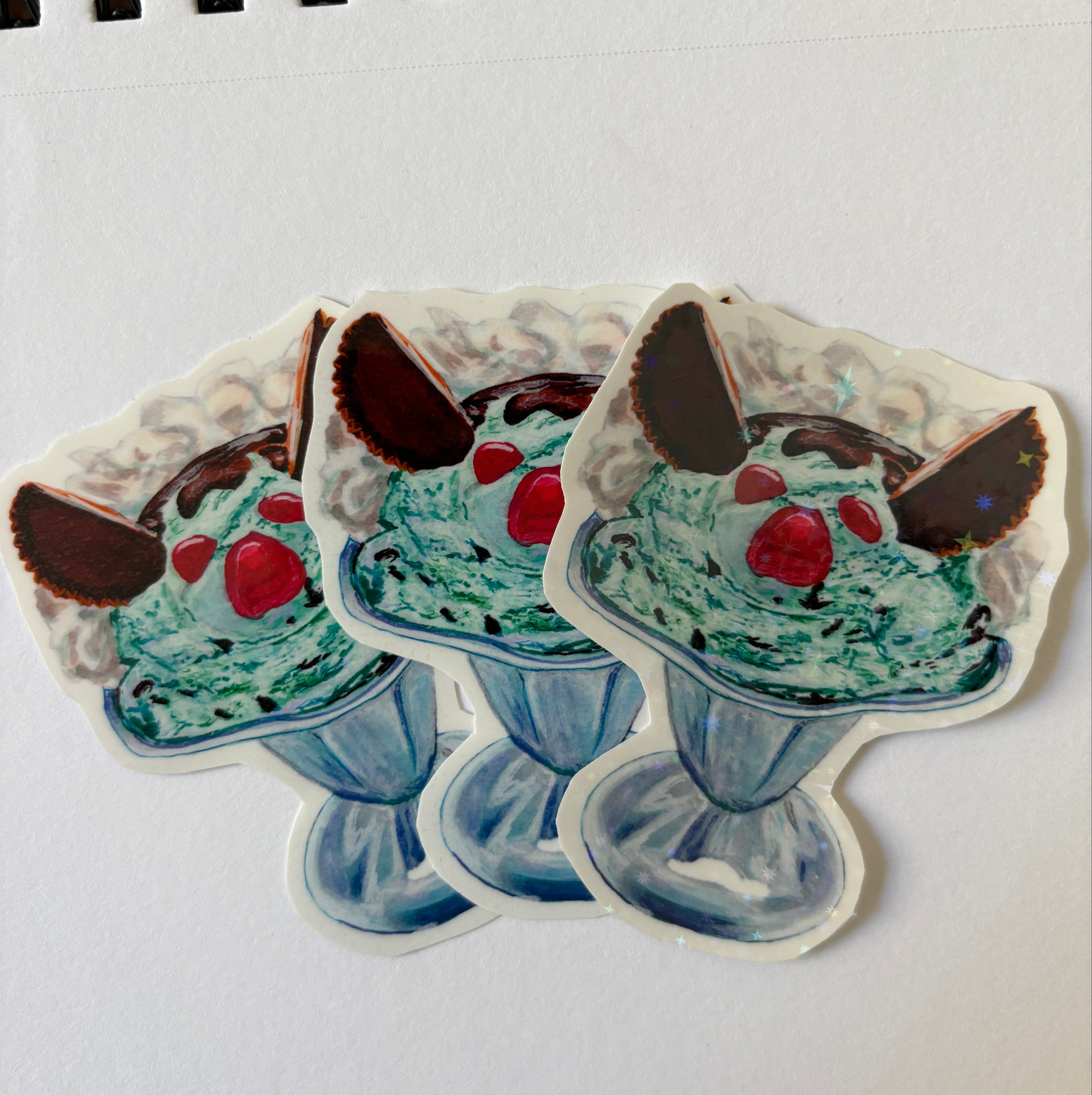 Monster Mash Sundae Sticker