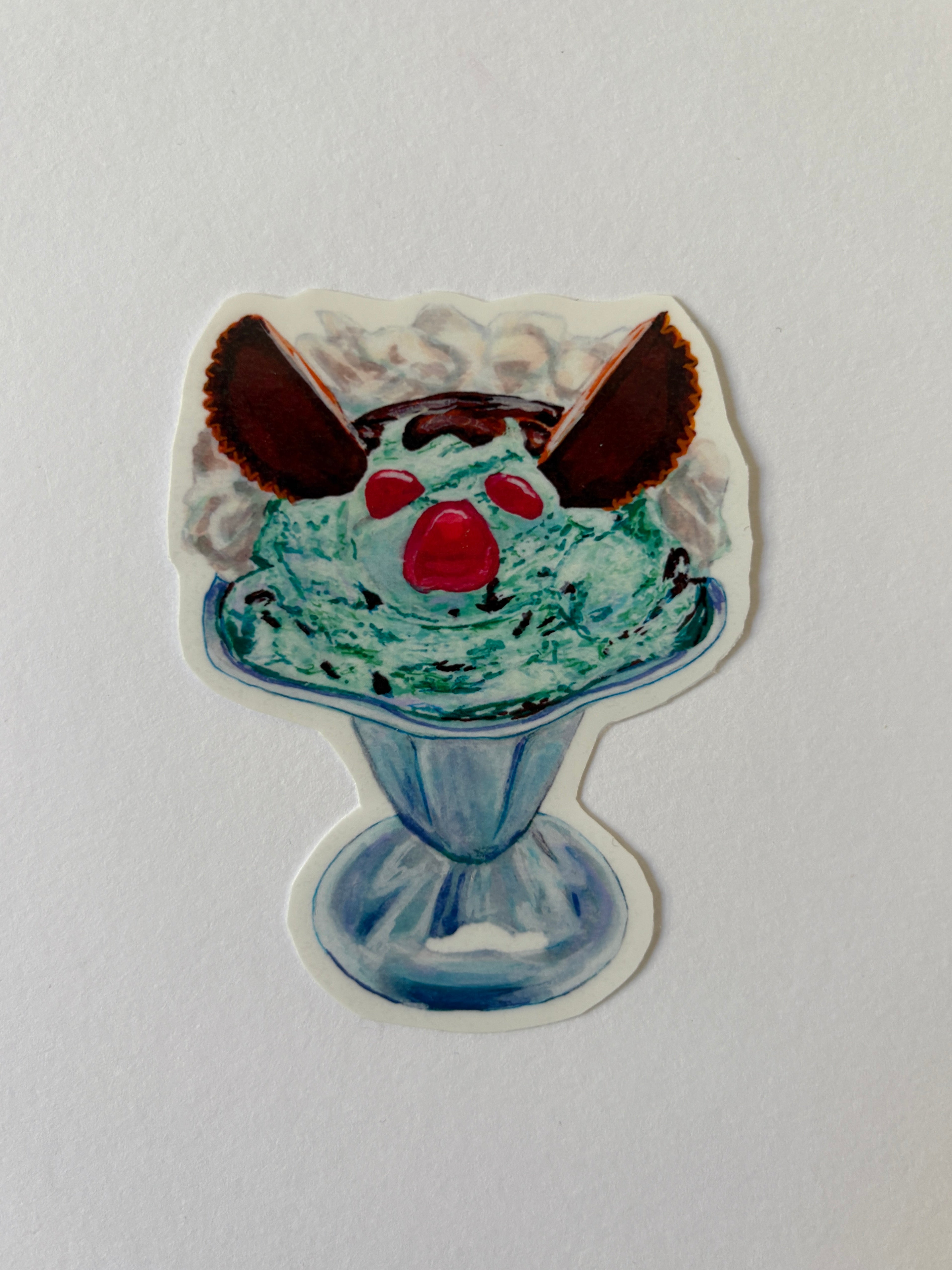 Monster Mash Sundae Sticker