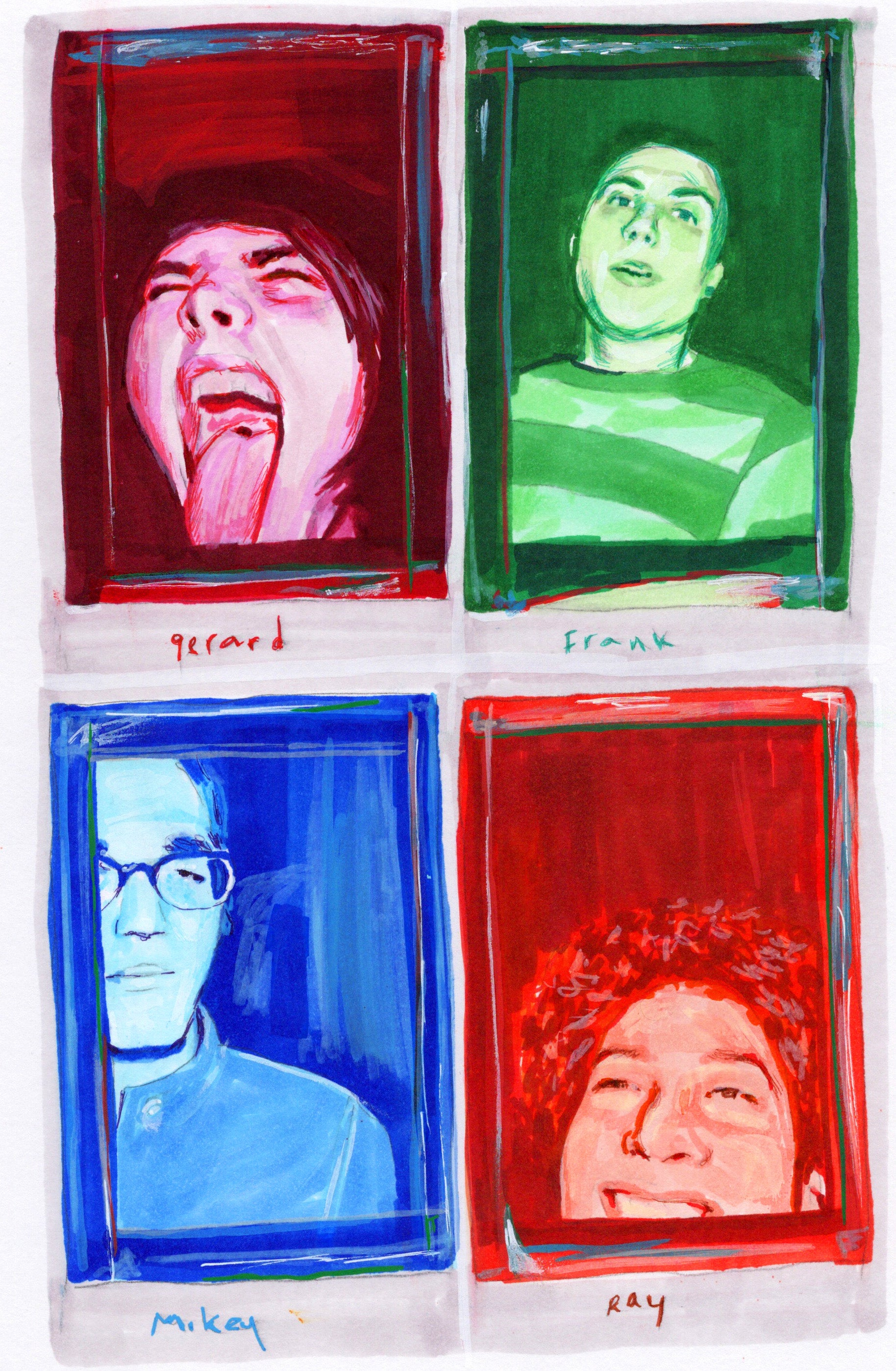 MCR Polaroids Print