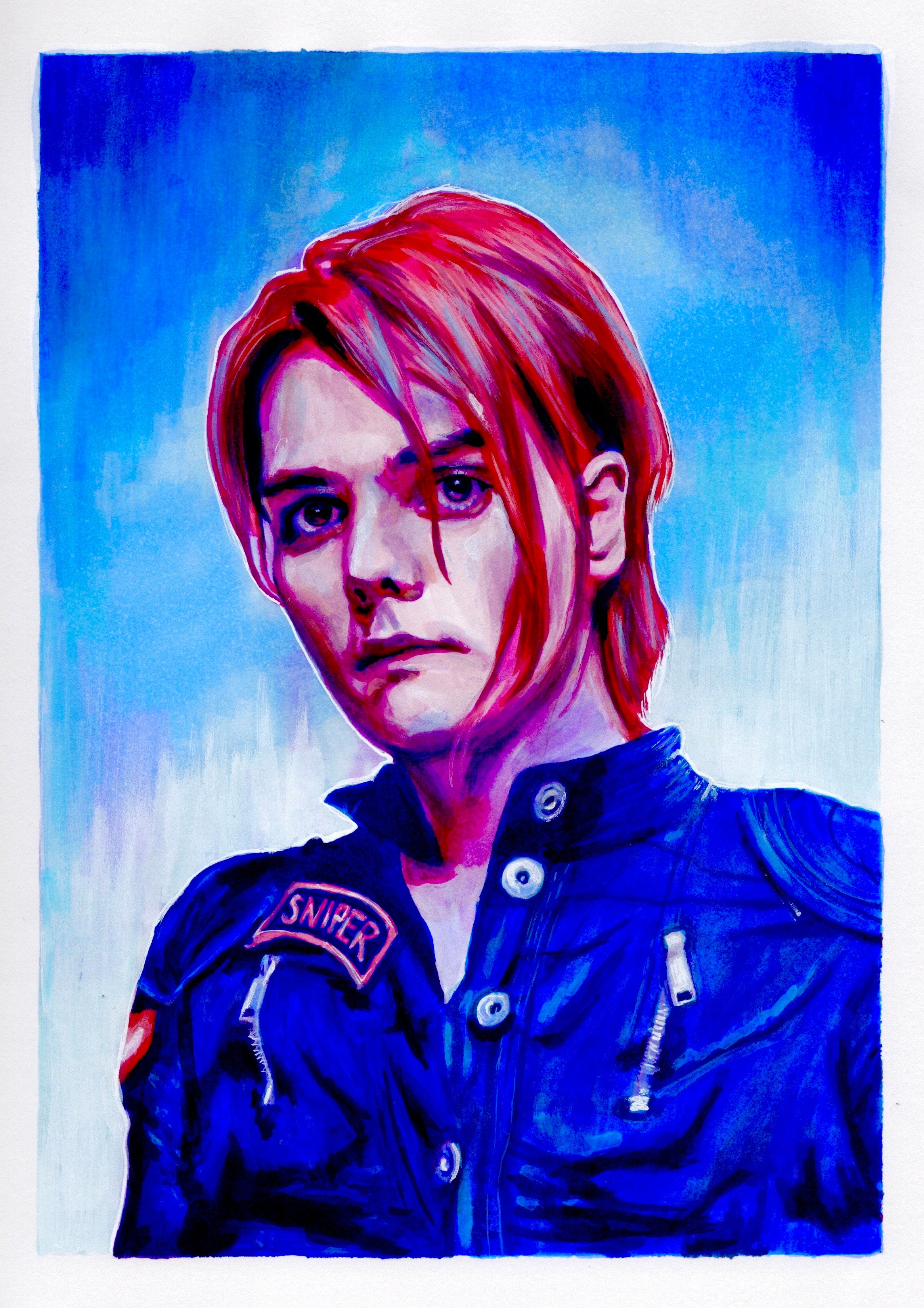 Party Poison Blue Portrait
