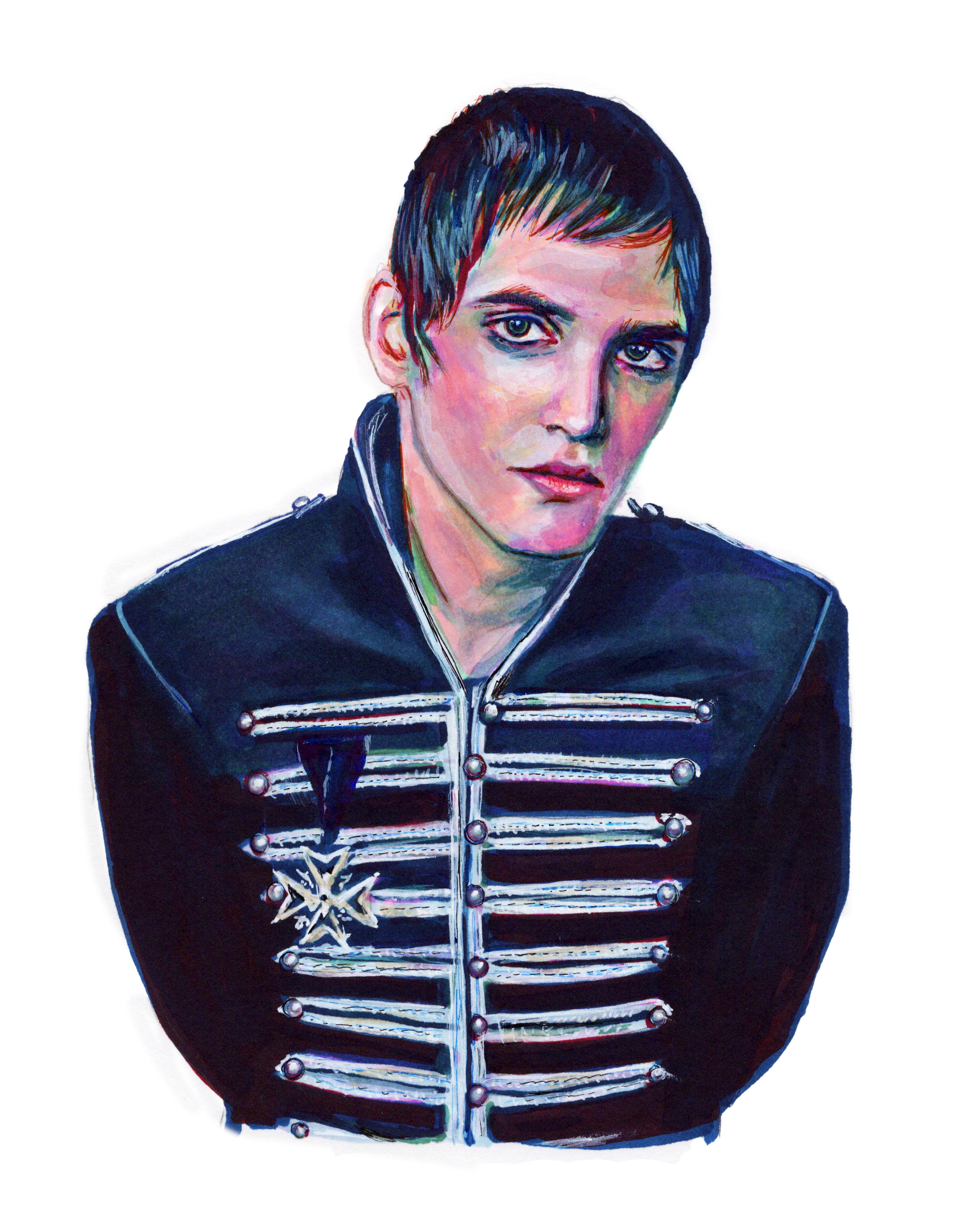 Mikey Way The Black Parade Era Portrait